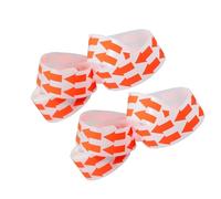 NOLITOY 2 Rolls Fluorescent Arrow Directional Stickers Adhesive Wall Marking Labels Removable High-Impact Glow Decals for Facility Caution Office and Outdoor Use Weatherproof Warning Signs