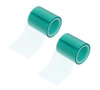 NOLITOY 2 Rolls High-temperature Resistant Epoxy Resin Tape Seamless DIY Decorative Tape for Crystal Molding No Sticky Residue Green Each