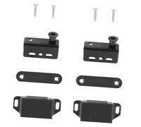 NOLITOY 2 Set Invisible Magnetic Door Catch Concealed Pivot Hinges for Cabinet and Cupboard Doors Secure Push Open Latch for Kitchen Bedroom Bathroom Furniture Dust-Resistant Closure