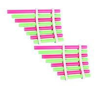 NOLITOY 2 Sets DIY Homemade Panpipe Education for Students, Colorful Musical Instrument Science Experiment Kit, Pan Flute Stem Learning Model