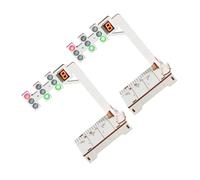 NOLITOY 2 Sets DIY Stem Traffic Light Kit for Teens Wooden Science Experiment Model Realistic Assembly Traffic Signal Stem Physics Safety Light Educational Project