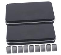 NOLITOY 2 Sets Magnet Empty Box Bright Gel Makeup Pallet Organizer Glitter Pallets Empty Palette Essence Blush Palette Eyeshadow Palette Brow Eyeshadow Holder Magnetic Makeup Palette As