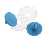 NOLITOY 2 Sets Patio Umbrella Replacement Caps PP Umbrella Repair Tips Stylish Light Blue End Covers for Travel and Outdoor Use