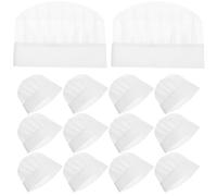 NOLITOY 20 Pack Chef Hat for Kids, Adults, Adjustable Paper Chef Hat Disposable DIY Kids Dome Cook Hats Bulk for Cooking, Baking, Party, Activity, Pizza Party 7.86inch Tall White
