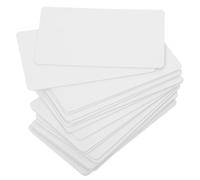 NOLITOY 20 Pcs Blank Credit Card White Plastic Cards 85 * 54mm PVC Double-Sided Direct Printing Waterproof for Badge Printer