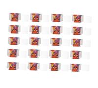 NOLITOY 20 Sets Square Paper Lash Boxes with Inner Tray False Eyelash Storage Packaging for Salon and Personal Use Protective Cardboard Cases for Easy Carry and Organized Lash Storage