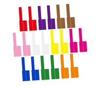 NOLITOY 20 Sheets Colorful Cable Labels Self Adhesive Cord Tags Durable Tear Resistant Cable Organizers for Network Wire Identification Office and Home Use with Writable Colored Stickers