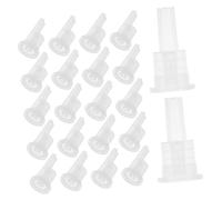 NOLITOY 200Pcs Essential Oil Bottle Inner Dropper Plugs Caps Thread Screw Neck Bottles Precise Dosage Control for DIY and Personal Use