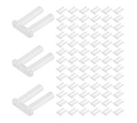 NOLITOY 200pcs Rimless Eyeglasses Repair Kit Plastic Double Plug Compression Sleeves Large Volume Simple Installation DIY Accessories for Managing Multiple Repairs at Home