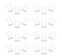 NOLITOY 200pcs Rimless Glasses Repair Tool with Double Plug Fitting Sweatproof Eyeglass Frame Connectors Water-Resistant Gel Plugs for Spectacles and Safety Glasses Fast Installation