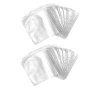 NOLITOY 200pcs Transparent Heat Shrinkable Films Bags Laminating Wrap for Household Storage and Packaging Protection