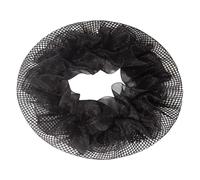 NOLITOY 20pcs Black Elastic Mesh Hair Bun Nets with Lace Edge Ballet Hair Accessories for Women and Girls Invisible Covers Suitable for Dance Gymnastics and Professional Use
