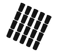 NOLITOY 20pcs Black Film Storage Tubes with Lids for Camera Reel Storage Reusable Lightproof Plastic Canisters for Bead Organization Crafts Supplies Compact and Portable Design Compatible