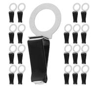 NOLITOY 20PCS Black Square Head Car Air Freshener Vent Clips, Essential Oil Diffuser Clips for Car Air Outlet, Mini Aromatherapy Diffuser Holder for Auto Interior Decor