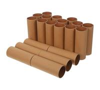 标题：NOLITOY 20Pcs Brown Paintable Cardboard Tubes Round Paper Rolls for DIY Crafts Classroom Art Projects Smooth Surface for Easy Painting and Creative Decorations 五点： Smooth Surface for Painting: ca