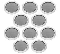 NOLITOY 20pcs Car Audio Speaker Mesh Protector Cover Metal Grill Guard for Door Subwoofer Enclosure Bass Horn