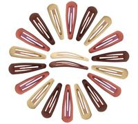 NOLITOY 20pcs Cute Hair Clips for Hair Accessories Lightweight Decorative Bobby Pins Multi-color Basic Hollowed Clips for Party Festival School Events Suitable for Teens