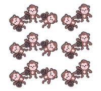 NOLITOY 20pcs Cute Monkey Pencil Topper Decorations Detachable PVC Pencil Clips for Students Classroom Rewards Motivational Pen Charms School Supplies