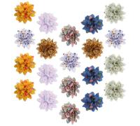 NOLITOY 20pcs Dog Flower Collars with Vivid Patterns Lace Material Sturdy Design Small Puppy Pet Collar Accessories for Christmas and Halloween Random Color