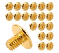 NOLITOY 20pcs Hair Clipper Replacement Screws Iron Material Easy Installation Extend Service Life Golden Tightening Screws for Trimmer Salon and Travel Use