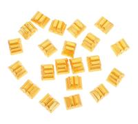 NOLITOY 20pcs Mini Resin Gold Bars Ornament, Dollhouse Accessories Decorative Craft, Mini Bricks Model for Scene Layout and Pretend Play