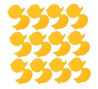 NOLITOY 20pcs Non-slip Duck Bath Stickers Self-adhesive Peva Bathroom Safety Decals Water-resistant Anti-skid Floor Labels for Cartoon Ducks for Bathtubs and Shower Floors