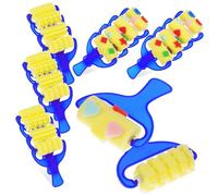 NOLITOY 20Pcs Painting Brush Roller with Plastic Handle Washable Sponge Paint Brushes for S Art Drawing and Graffiti Crafts Non-toxic Creative Drawing Tool