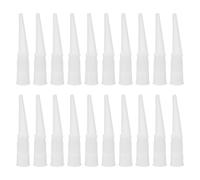 NOLITOY 20pcs Plastic Caulk Nozzle Tips Inner Sealant Applicators for Grout Glue Tubes Precise Caulking Tool Kit for Home Repair and Finishing