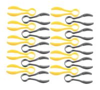 NOLITOY 20Pcs Plastic Tweezers for Fine Motor Skills Development Safe Smooth Edges Educational Clamps for Kindergarten Teaching Sorting Counting Sensory Play and DIY Crafts