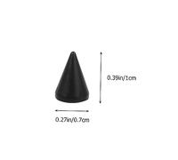 NOLITOY 20Pcs Punk Metal Cone Rivets for DIY Leather Craft Stylish Shaped Studs for Garments Shoes Bags Belts Easy to Install Decoration Accessories