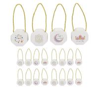 NOLITOY 20pcs Ramadan Treat Boxes with Handle Sturdy Paper Party Containers for Eid Mubarak Sweets and Chocolates Portable Candy Storage for Ramadan Celebrations and Family Gatherings