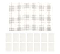 NOLITOY 20pcs Silicone Parrot and Chick Nest Mat, Anti-skid Brooder Box Pads for Hand Rearing and Nesting Box Use, Soft and Washable Beige Incubation Tray Liners for Bird Supplies