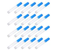 NOLITOY 20Pcs Thermometer Protective Cases Hard Plastic Fever Thermometer Storage Tubes Portable Probe for Travel Home Clinic Safety