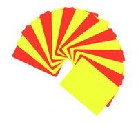 NOLITOY 22pcs Soccer Referee Cards PVC Red Yellow Sports Official Gear Bright Match Essentials for Football Basketball Competition Judges