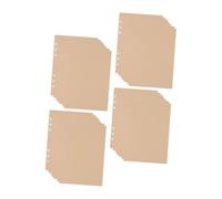 NOLITOY 240pcs Loose Leaf Refillable Blank Paper Inserts Loose Leaf Binder Pages for Journals Planners Notebooks Office School Home Flexible Portable Budget Supplies