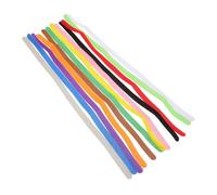 NOLITOY 24pcs Adjustable Puppy Id Collars Multi-colored Soft Lightweight Identification Bands for Small Dogs and Cats Enhanced Outdoor Visibility Comfortable Wear