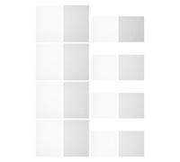 NOLITOY 24Pcs Eye Mesh Sheets for Mask Making Breathable Black White Mesh Fabric 10X10Cm 20X30Cm DIY Cosplay Supplies for Animal Masks and Craft Projects