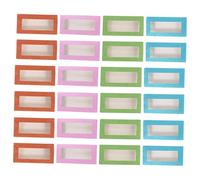 NOLITOY 24pcs Eyelash Storage Box with Color-Coded Paper Trays False Eyelash Case Design for Secure Makeup Storage and Daily Replacement Convenience