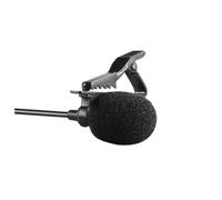 NOLITOY 24pcs Metal Microphone Lapel Tie Clip Mini Lapel Lavalier Mic Clip Iron for Studio Use and Sponge Covers