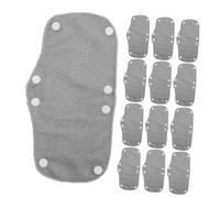 NOLITOY 24pcs Reusable Hard Hat Sweatbands for Work Detachable Non-slip Grey Helmet Sweat Liners with Soft Fabric for Enhanced Comfort and Secure Fit in Construction and Industrial Use