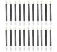 NOLITOY 24pcs Small Short Pencils Golf Pencils Black Wood Pre-sharpened Write Smoothly Fits Comfortably into Hand for Taking Notes