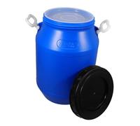 NOLITOY 25l Food-Grade Plastic Fermentation Bucket with Lid Large Airtight Storage Container for Home Enzyme Brewing and Food Storage with Black Cover