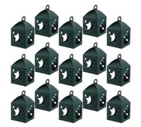 NOLITOY 25pcs Green Ramadan Lantern Paper Boxes with Hollow Moon and Star Design - Eid Treat Candy Packaging for Islamic Party Decorations and Holiday Wrapping