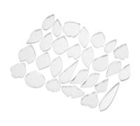 NOLITOY 29pcs Velvet Flower Crafting Filigree Mold Set for Beginners, Plastic Multi-Person Operation with Long Point and Large Fan Shape Templates, for Family Craft Classes and School Art