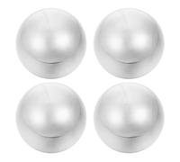 NOLITOY 2pairs Stainless Steel Baoding Balls Hand Held Massage Balls for Muscle Strengthening and Stress Relief Solid Palm for Hand and Finger Dexterity