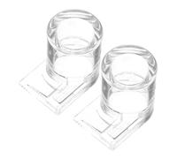 NOLITOY 2Pcs Acrylic Reptile Water Bowl for Ants Geckos Snakes and Turtles Transparent Mini Feeding Cups for Consistent Hydration and Easy Cleaning for Ant Keepers and Pet Enthusiasts