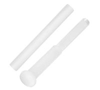 NOLITOY 2pcs Acrylic Singing Bowl Mallets Set Crystal Pyramid Stick Sound Bowl Strikers for Meditation Yoga Resonance