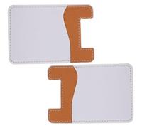 NOLITOY 2pcs Adhesive PU Phone Wallet Sleeve Soft Sticky Id Card Holder for Smartphones Convenient Back Pocket for Credit Cards Cash and Business Comfortable and Practical Mobile Accessory