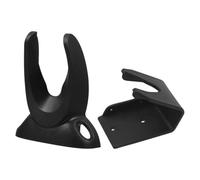 NOLITOY 2pcs Adjustable Barcode Scanner Stand Holder with Wallmount Installation, Plastic Handheld Scanner Base for Retail Stores and Counters, Sl esign Barcode Reader Accessories