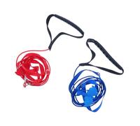 NOLITOY 2pcs Adjustable Parrot Bird Harness Leash with Soft Wing Design Training Flying Rope for Outdoor Safety Includes Red and Blue for Birds